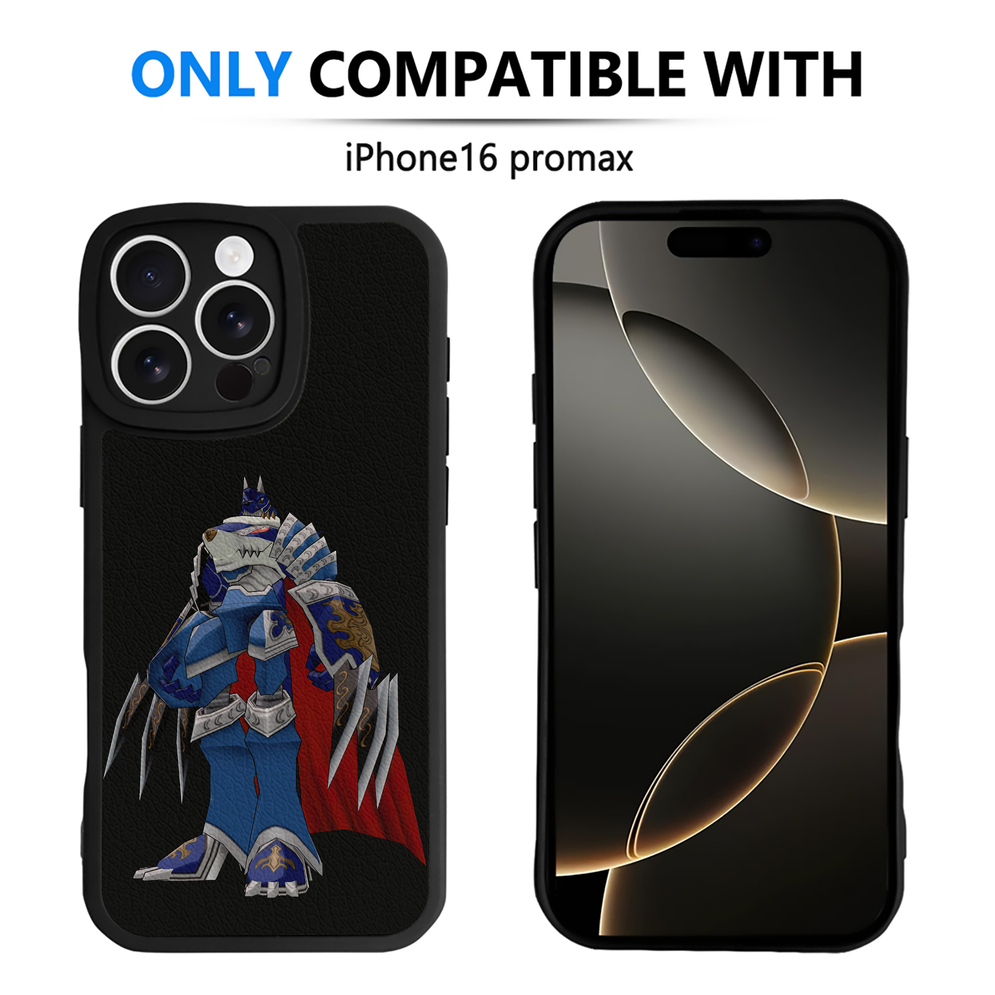 （画像用） Digimon デジタルモンスター/デジモン 【iPhone 16シリーズ対応】シリコンスマホケース（レザー調） 材質：シリコン